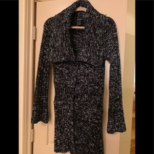 Long open front jacket